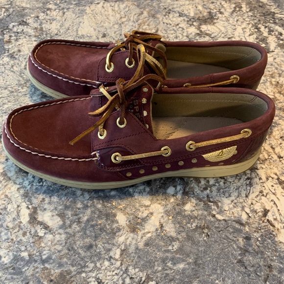 Women’s Sperry top sider leather shoes size 8.5 - Picture 2 of 5